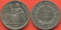 Ausländische Münzen 1 PIASTRE INDOCHINE DE COMMERCE EN ARGENT ANNÉE 1895 A POIDS 27.17g ETAT TTB+ / N° CATALOGUE : LECOMPTE275 -