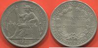 Ausländische Münzen 1 PIASTRE INDOCHINE DE COMMERCE EN ARGENT ANNÉE 1921 ATELIER SAN FRANCISCO POIDS 26.97g ETAT TTB+ / N° CATALOGUE : LECOMPTE296 -