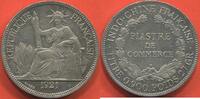 Ausländische Münzen 1 PIASTRE INDOCHINE DE COMMERCE EN ARGENT ANNÉE 1921 H ATELIER HEATON POIDS 26.92g ETAT QUASI SUPERBE / N° CATALOGUE : LECOMPTE297 -
