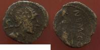 Antike Münzen BRONZE NÎMES PÉRIODE GALLO-ROMAINE 40-27 AV J-C NEMAUSUS A/ TÊTE CASQUÉE A DROITE R/ LA SANTÉ DEBOUT A GAUCHE VERTICALEMENT L: NEM C -