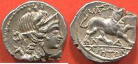 Antike Münzen DRACHME MARSEILLE PÉRIODE HELLÉNISTIQUE 125-90 AV J-C EN ARGENT A/ TÊTE D’ARTEMIS DIADÉMÉE A DROITE, ARC, CARQUOIS, COLLIER ET BOUCLE -