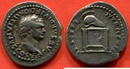 Antike Münzen DENIER DOMITIEN 81-96 EN ARGENT A/ IMP CAES DOMIT AVG GERM P M TR P VII SA TETE LAUREE A DROITE R/ CAESAR DIVI F DOMITIANVS COS VII S -