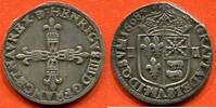 Französische Königliche Münzen QUART D’ÉCU HENRI IV 1589-1610 DE BÉARN A/ HENRICVS IIII D G FRANC ET NAV REX B CROIX FLEURDELISÉE R/ GRATIA DEI SVM I D AQ SVM 1608 ÉCU C -