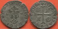 Französische Königliche Münzen DOUZAIN HENRI IV 1589-1610 AUX 2H, 2e TYPE AVEC REVERS AUX 2 COURONNELLES ET 2 LIS ANNÉE 1595 ATELIER I LIMOGES MÉTAL BILLON, POIDS 2. -