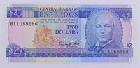 Barbados 2 Dollars 1986 Barbade ND , Pick: 36, H11089186, UNC