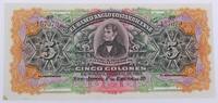 Costa Rica Costa Rica, 5 Colones1.1.1919, Pick: S122R, XF+, 157079 -