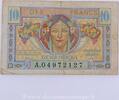 Billets du Trésor 10 Francs 1947 Trésor Français type 1947, A.04972127, ... 16,50 EUR  Excl. 7,00 EUR Verzending