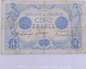 5 Francs Bleu type 1905 5 Francs 968 Bleu 18.9.1912, C.968/612, TB+ s+ 97,20 EUR  Excl. 7,00 EUR Verzending
