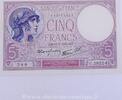 5 Francs Violet type 1917 modifié 5 Francs 13.7.1939 Violet 13.7.1939, U... 21,60 EUR  Excl. 7,00 EUR Verzending