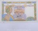 500 Francs la Paix 500 Francs 181 La Paix 31.101940, L.181/597, TTB ss 27,00 EUR  Excl. 7,00 EUR Verzending