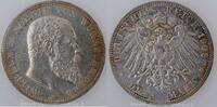 Germany 3 Mark Allemagne, Württemberg 1909 F, SUP, KM# 635 -