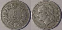 5 Francs 5 Francs 1952 Monnaie française, Lavrillier  30,00 EUR  Excl. 7,00 EUR Verzending