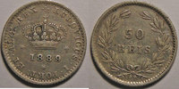Portugal 50 Reis 1889 Monnaie étrangère, Portugal  15,00 EUR  Excl. 7,00 EUR Verzending