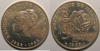 10 Francs 1982 Monnaie étrangère, Monaco Grace de Monaco ESSAI, SPL, Gad# 158 AU