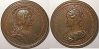 Médailles de Lorraine  Médailles des Ducs de Lorraine, Jean II et Marie de Bourbon, 47mm, Lepage 39, TTB+/SUP, VF+/EF