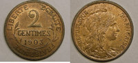 2 Centimes 2 centimes 1903 Monnaie française, Dupuis  20,00 EUR  Excl. 7,00 EUR Verzending