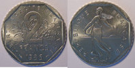 2 Francs 2 Francs France, Semeuse SUP+/SPL, KM# 942.1 -
