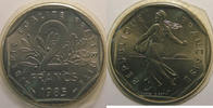 2 Francs 2 Francs Monnaie française, Semeuse 1985, FDC, KM#942.1 -