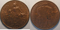 5 Centimes 5 centimes 1907 Monnaie française, Dupuis  30,00 EUR  Excl. 7,00 EUR Verzending