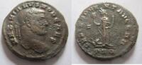 Rom Ae-Follis Ae-25 (Follis) von Galerius geprägt in Carthago Rs. Africa n. links stehend -