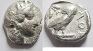 Griechenland Tetradrachme Tetradrachme von Athen in Attika Rs. Eule n. rechts stehend -