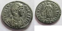 Rom Ae-18 (Follis) Ae-18 (Follis) von Helena, geprägt in Siscia Rs.Securitas n. links stehend -