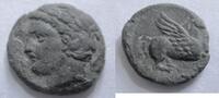 Griechenland Ae-14 Ae-14 von Syrakus auf Sizilien unter Timoleon Pegasos n. rechts fliegend -
