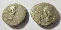 Rom Ae-22 (Mittelbronze) Lot: 2 x Ae-22 von Augustus mit König Rhoemetalkes (Königreich Thrakien) -