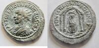 Rom Ae-26 Ae-26 von Philippus II. aus Nisibis Rs. Zeus im Tempel -