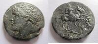 Griechenland Ae-26 Ae-26 unter Hieron II. aus Syrakus auf Sizilien Rs. Lanzenreiter n. rechts -