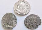 Rom Antoniniane Lot: 3 x Silber/Ae-Antoniniane von Gallienus, u.a. Tiermotive -
