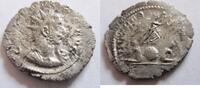 Rom Antoninian Silber-Antoninian von Gallienus aus Köln Rs. Trophäe zwischen Gefangenen -