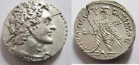 Griechenland Tetradrachme Tetradrachme von Ptolemaios X. aus Alexandria in Ägypten Rs. Adler n. links -