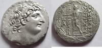 Griechen Tetradrachme Tetradrachme von Antiochos VIII. (Seleukiden) Rs. Zeus n. links stehend -