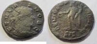 Rom Ae-1/4 Follis Ae-18 (1/4 Follis) Severus II., geprägt in Siscia Rs. Genius n. l. stehend -