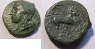 Griechenland Ae-19 Ae-19 von Syrakus auf Sizilien Rs. Biga im Galopp n. rechts -