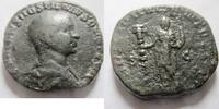 Rom Sesterz Sesterz von Hostilianus Rs. Prinz n. links stehend -