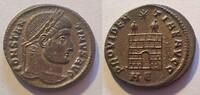 Rom Ae-Follis Ae-19 (Follis) von Constantinus I. (dem Großen) aus Nicomedia Rs. Lagertor -