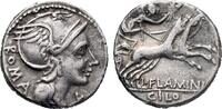 Roman Republican - Rome AR Denarius 109-108 BC - L. Flaminius Chilo - gVF 150,00 EUR  Excl. 8,00 EUR Verzending