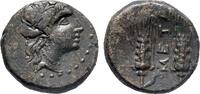 Greek - Lucania AE c. 225-200 BC - Metapontion - VF 100,00 EUR  Excl. 8,00 EUR Verzending