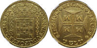 Brazil 20000 Reis 1726 Joao V MS 62 17908,06 EUR  Excl. 34,44 EUR Verzending