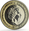 Bailiwick of Jersey  Jersey 2 pounds Zoo 60th Anniversary Gorilla Monkey Fauna bimetal coin 2019 BU