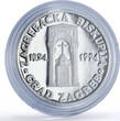 Croatia 100 kuna St. Blaise Church Monastery Zagreb Religion silver coin 1994 Proof