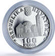 Croatia 100 kuna St. Blaise Church Monastery Zagreb Religion silver coin 1994 Proof