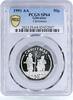 Gibraltar 50 pence Gibraltar 50 pence Holidays Christmas 3 Carol Singers SP64 PCGS CuNi coin 1991 -