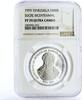 Venezuela 500 bolivares Venezuela 500 bolivares Birth of General Antonio Sucre PF70 NGC silver coin 1995 -