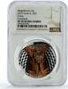 Cook Islands 5 dollars Cook Islands 5 dollars Wildlife Cobra Snake Fauna PF70 NGC colored Ag coin 2017 -