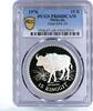 Malaysia 15 ringgit Malaysia 15 ringgit Conservation Fauna Malaysian Gaur PR68 PCGS silver coin 1976 -