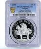 Uruguay 250 pesos Uruguay 250 pesos Nuevos Rumbos Monument Horseman PR69 PCGS silver coin 2000 -