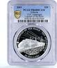 Liberia 20 dollars Liberia 20 dollars Railway Trains Locomotive TVG Atlantic PR68 PCGS Ag coin 2001 -